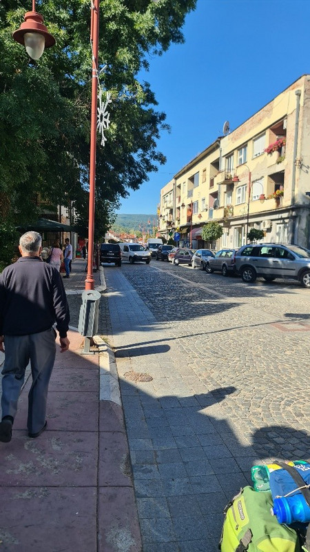 Pretty street in Dimitrovgrad