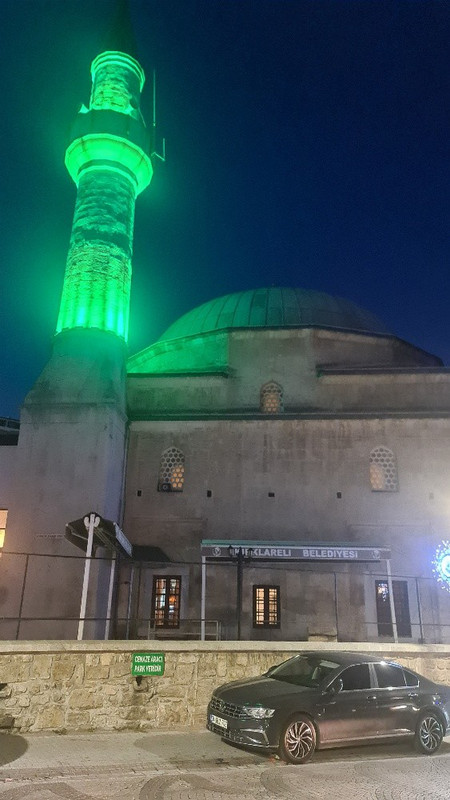 Kirklireli Mosque by Night