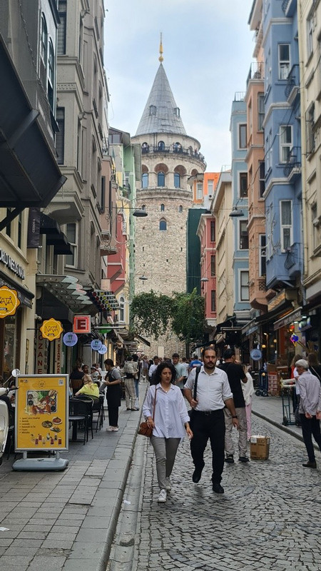 Galata Tower comes into sight