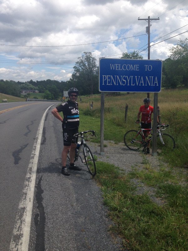 First time we entered Pennsylvania