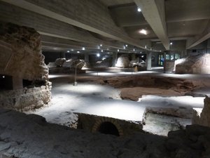 Archeological site under the square of the Duomo