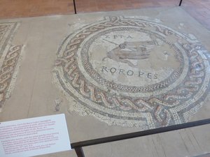 Mosaic floors found during excavations of Verona