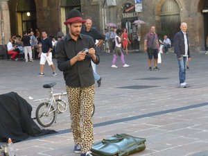Interesting street performer