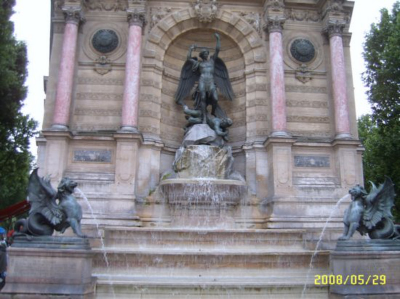 Fountain at Place St. Michel