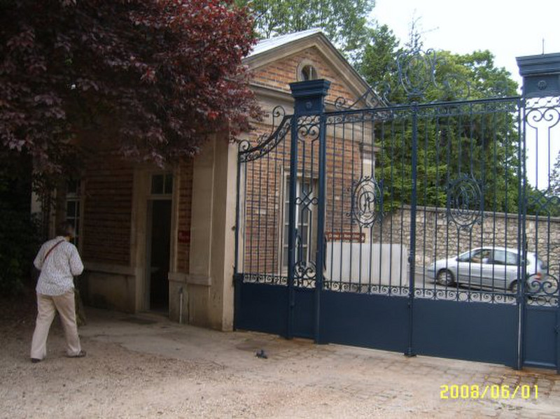 Gate house that is now a bathroom