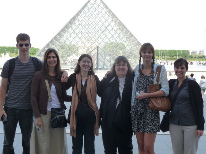 All of us at the Louvre!