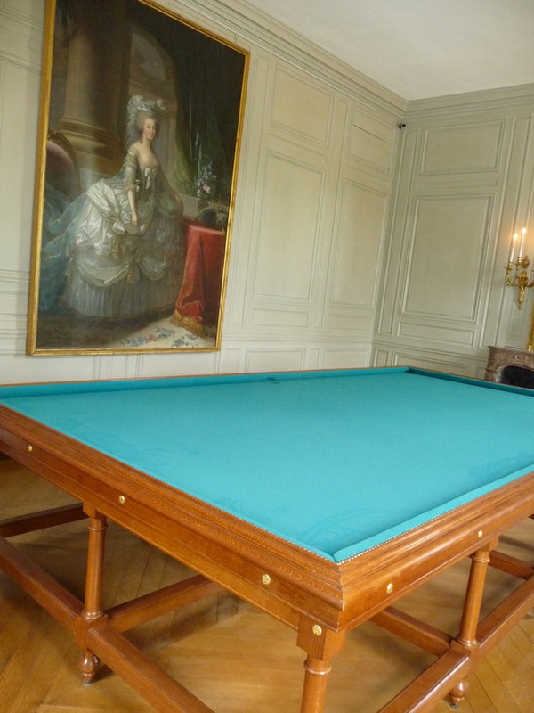 Billiard table at Petite Trianon