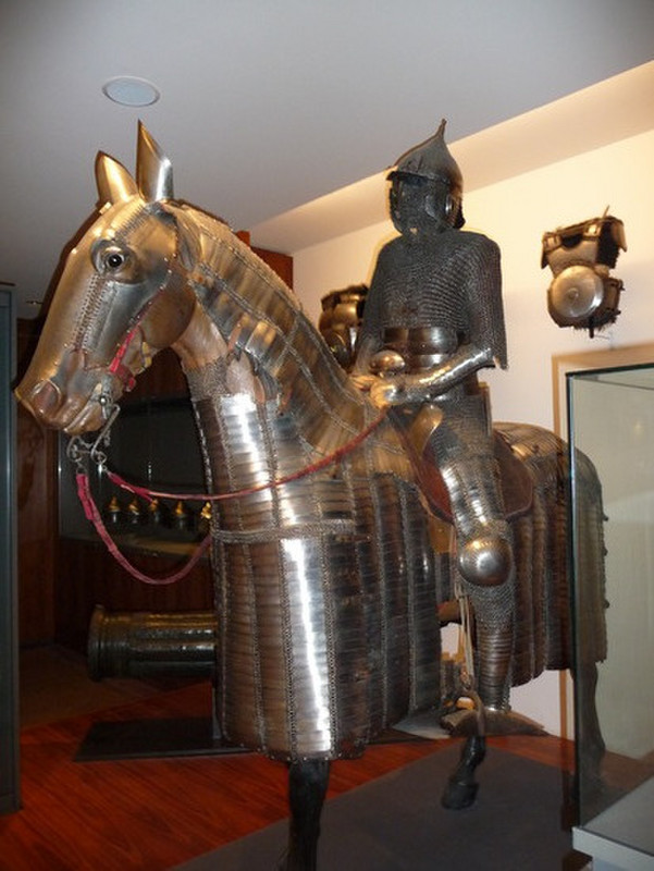 Medieval Armour on Man and Horse!
