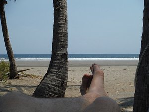 Jim&#39;s view from a beach chair!