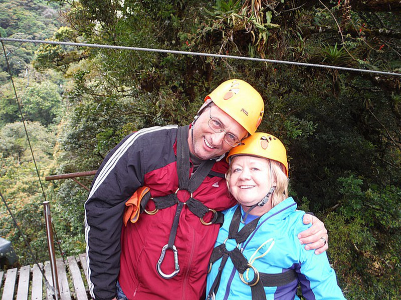 Dan and Kathy enjoying the adventure!