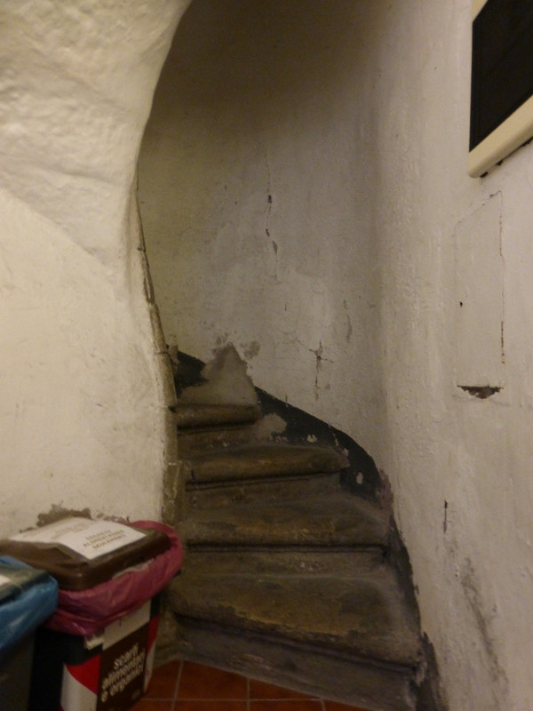 These stairs have been here since 1600!