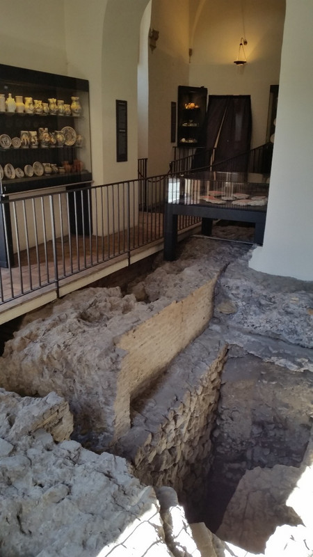 Ruins under the museum floor