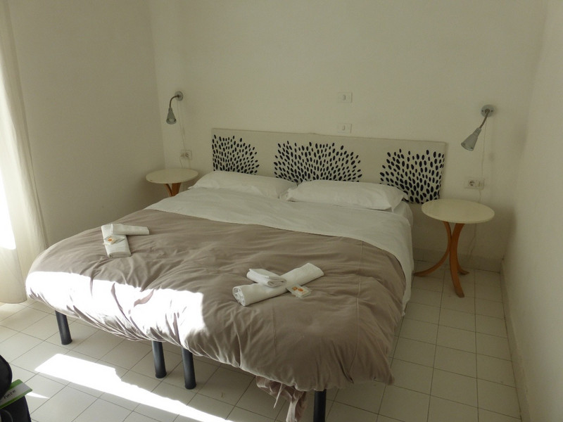My room at the hostel - Salerno