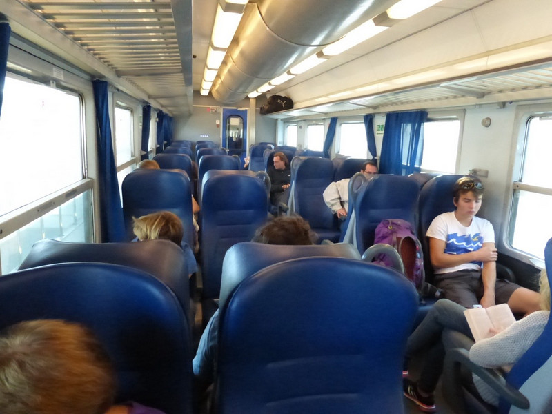 Regional train to Paestum