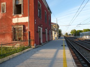 train station at Pompei