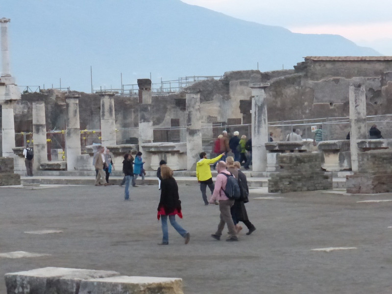 the forum of Pompei