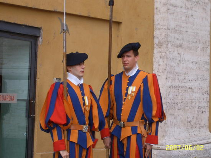 Swiss Guards at St. Peters