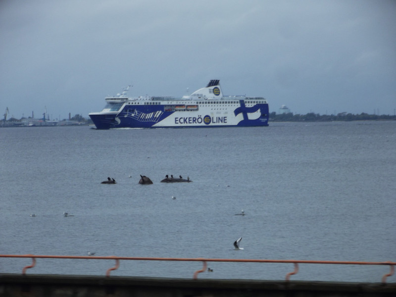 The ferry from Helsinki