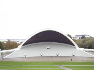 Estonians are very proud of their outdoor singing arena