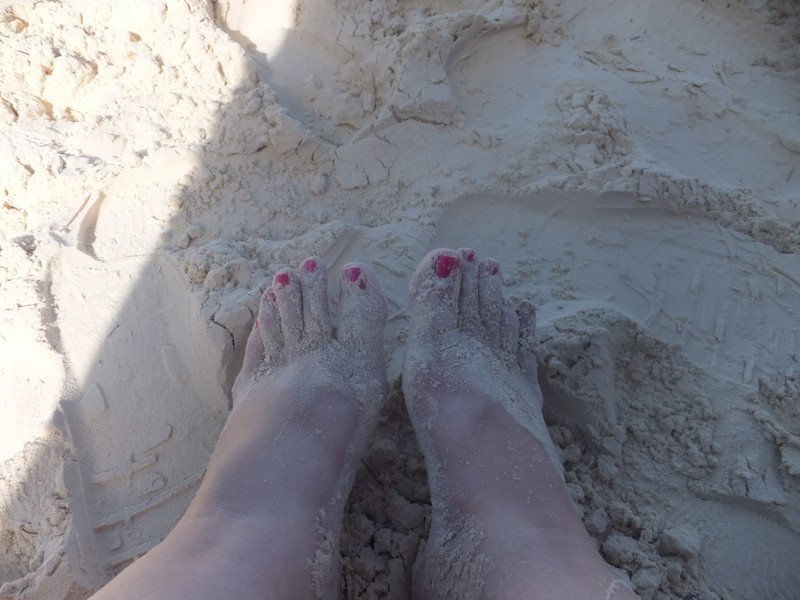 Sand like flour - so soft