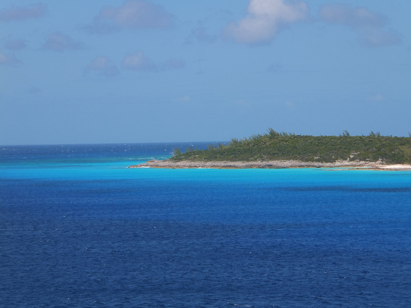 Half Moon Cay (the tip of the island)