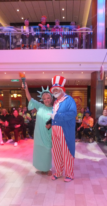 Lady Liberty and Uncle Sam