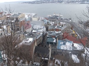 Views down into Older Quebec