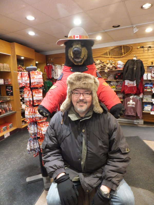 Kamie and a Bear Mountie