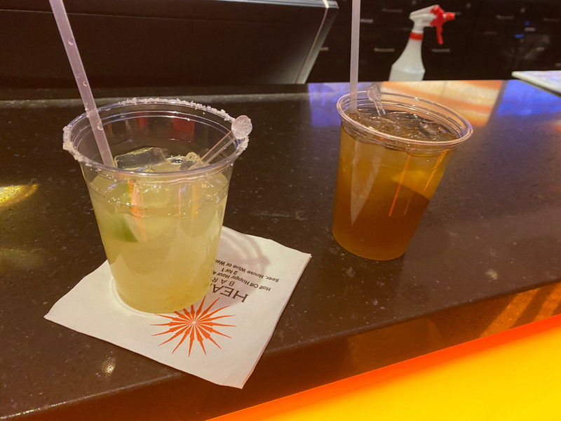 2 drinks - nearly $40 (I think it was $37-some)