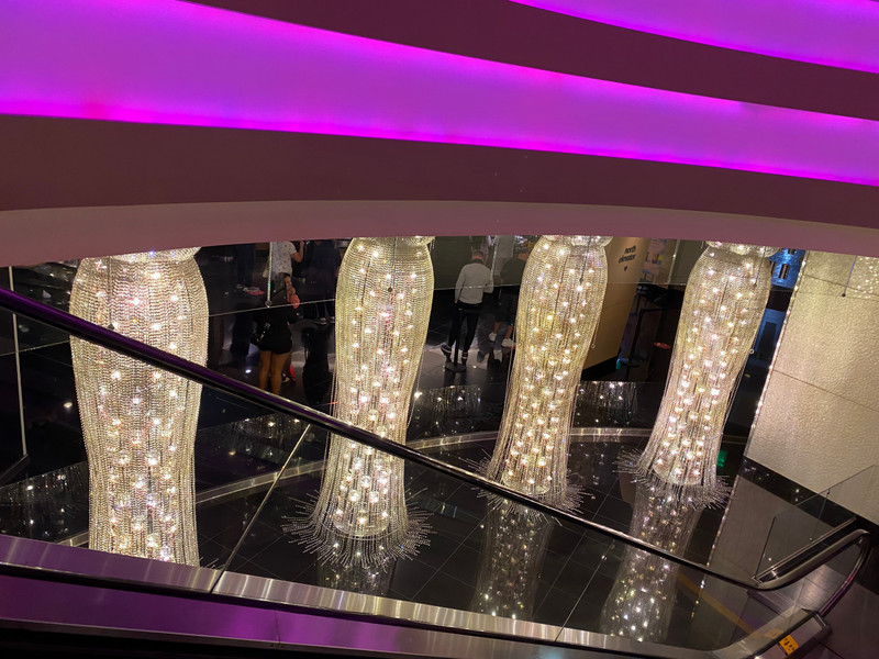Planet Hollywood Lobby Chandeliers