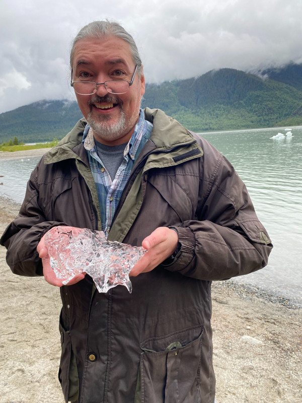 200-yr-old ice from the glacier