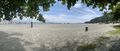 Pano view of the beach