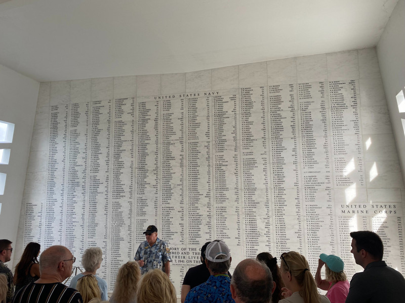 Wall of those who are inside the ship