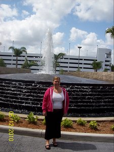 Me in front of the Hilton