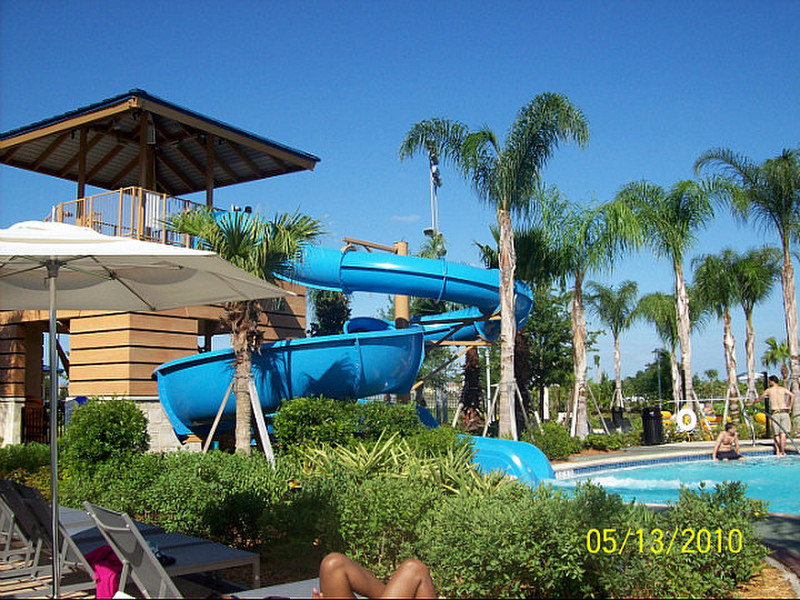 The waterpark at the Hilton Orlando