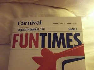 The daily FunTimes from Carnival
