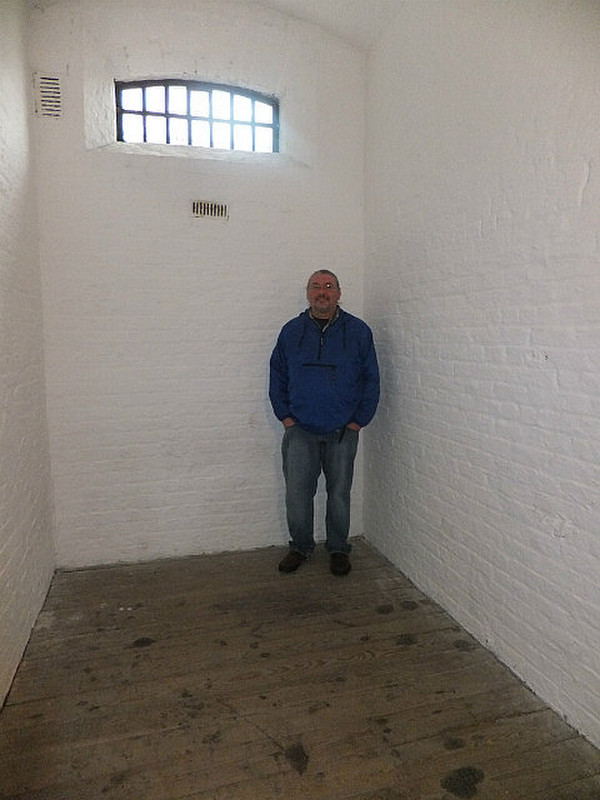 Kamie, inside a large cell - that was it!