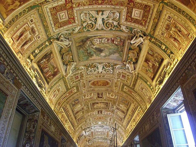 Every ceiling was impressive