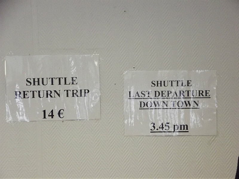Most expensive 10-minute shuttle ever!!!