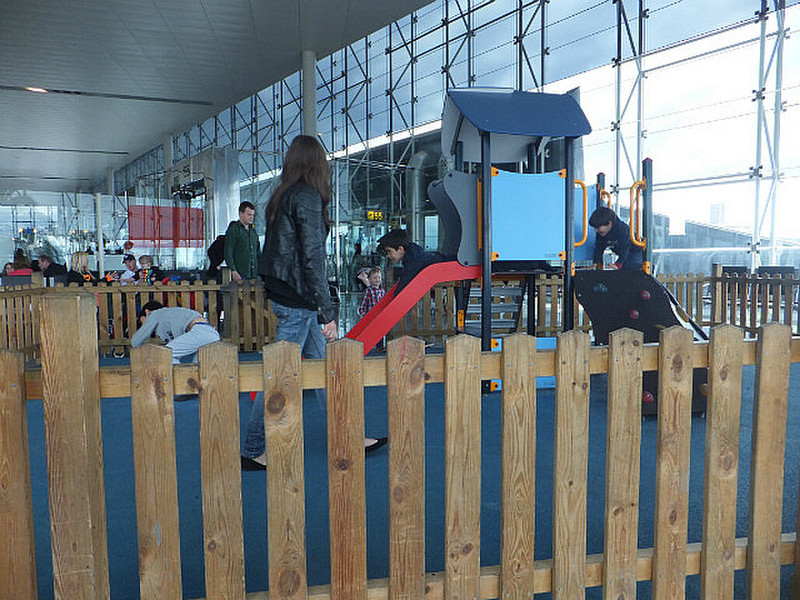 A playground in the airport - the kids loved it!