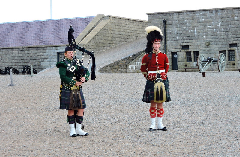 Scottish Highlander Regiment at the Citadel