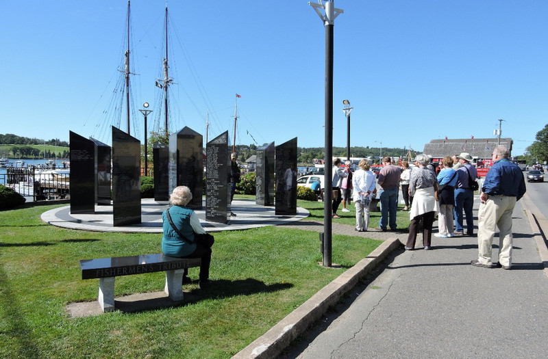 Memorial to fishermen lost at sea, Lunenburg