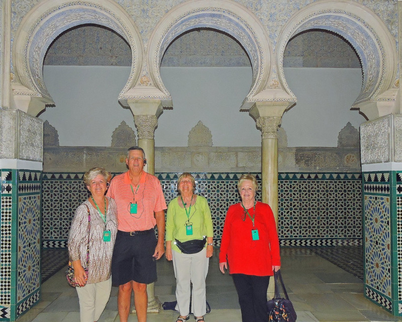 Our foursome at Real Alcazar