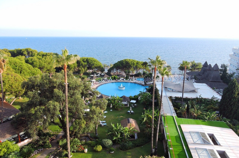 View from our room at Gran Melia in Marbella