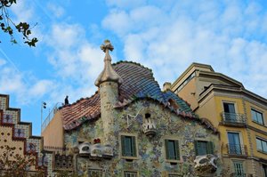 Casa Batllo, the Gaudi-designed residence 