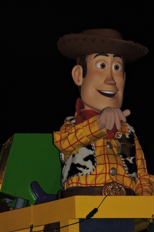 Woody in Mickey&#8217;s Once Upon a Christmastime Para
