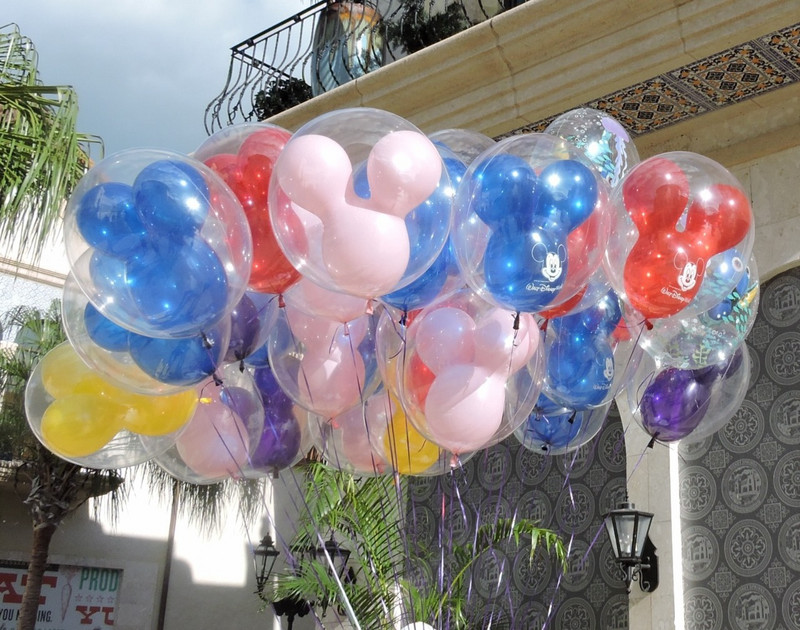 Mickey balloons at Disney Springs
