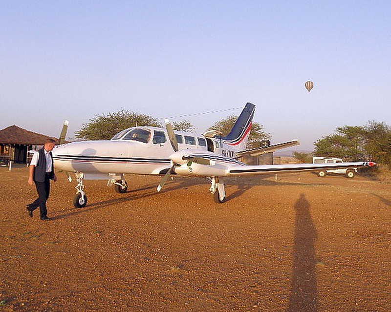 Our plane to Arusha