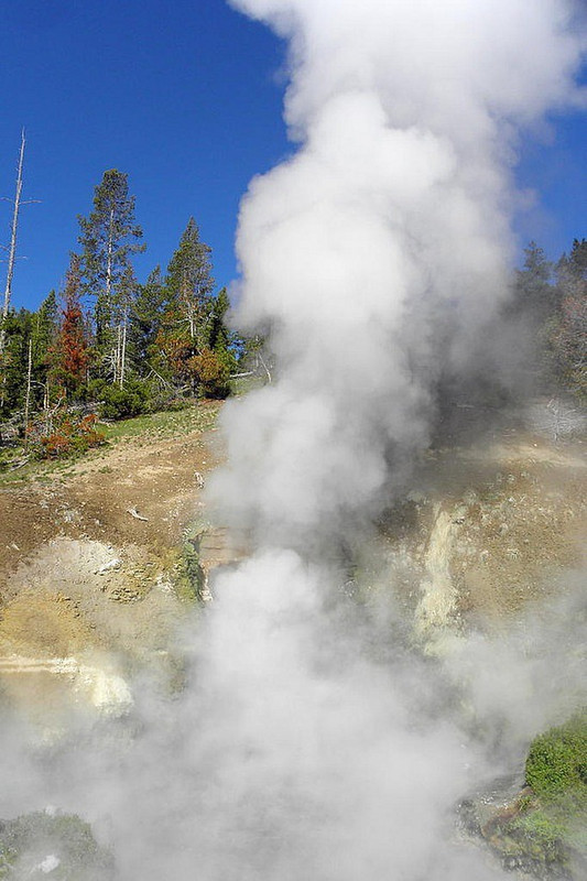 Yellowstone NP geysers