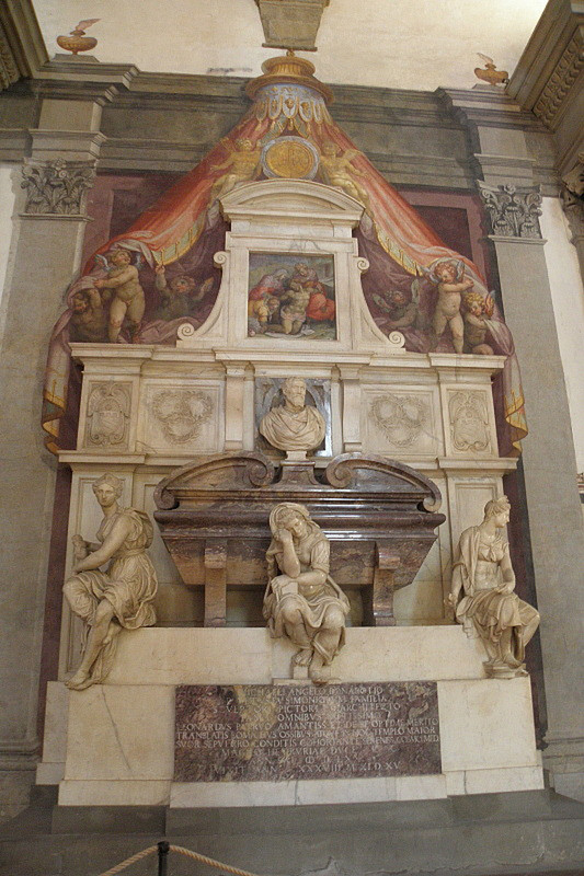 Michelangelo&#39;s tomb at Santa Croce